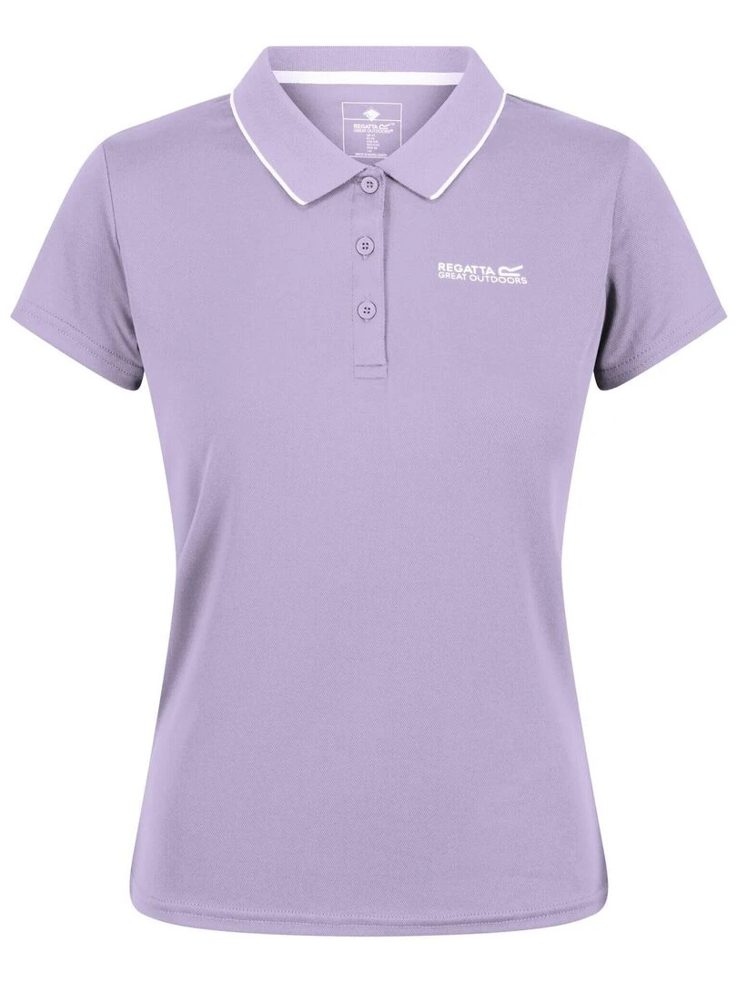 Regatta Polo manches courtes MAVERICK Mauve lilas