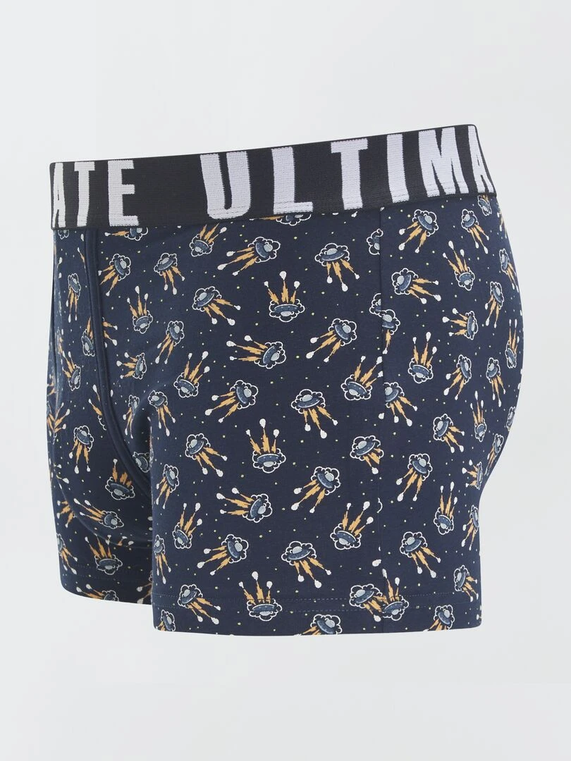 Lot de 3 boxers fantaisie   Bleu/rose