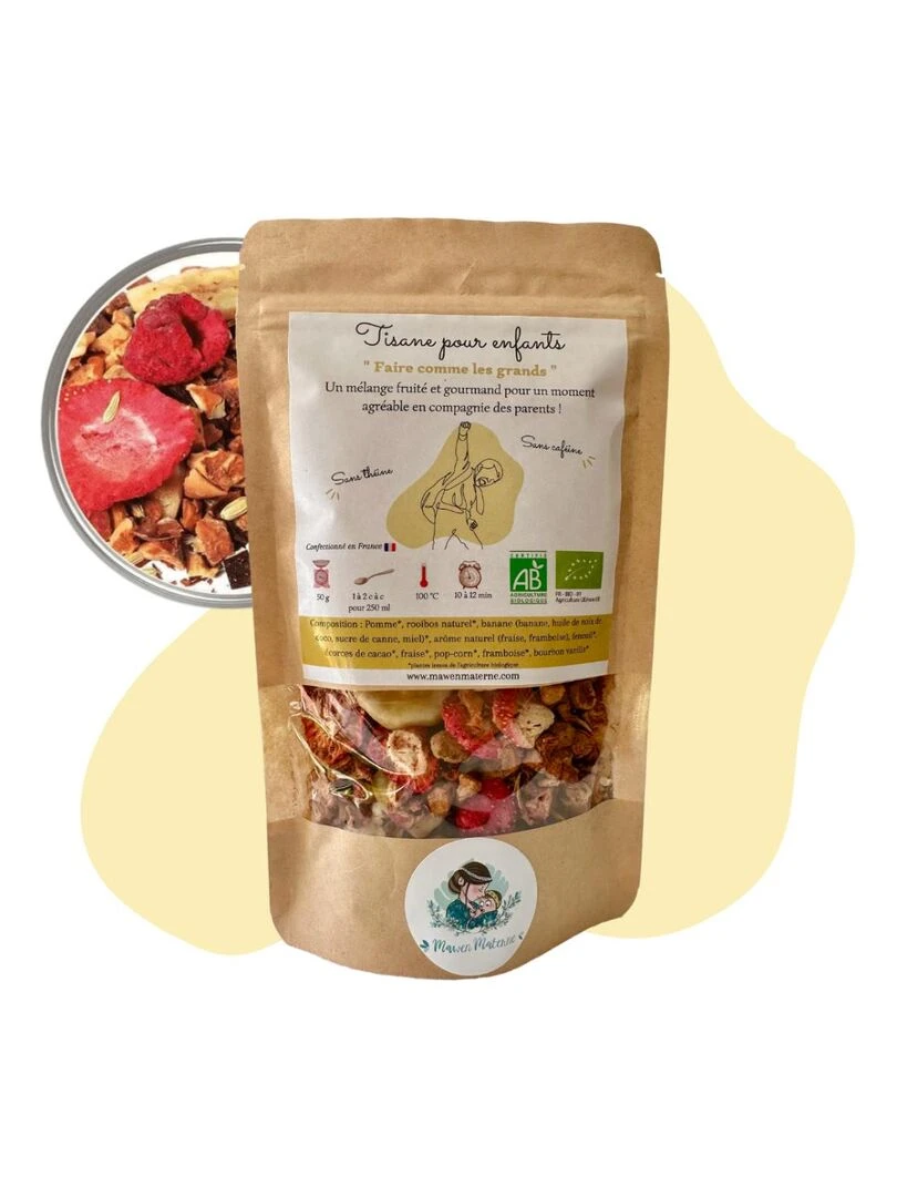 Tisane BIO pour enfants 'Faire comme les grands' VRAC 50g Orange clair