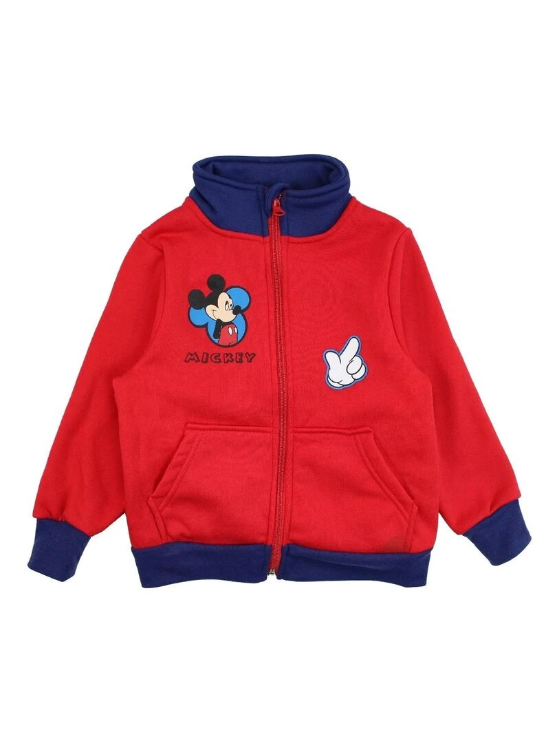 Disney Veste garçon imprimé Mickey Rouge