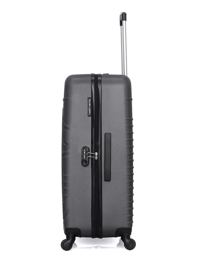 CAMPS UNITED   VALISE GRAND FORMAT ABS CAMBRIDGE 4 ROUES 75 CM   Gris foncé