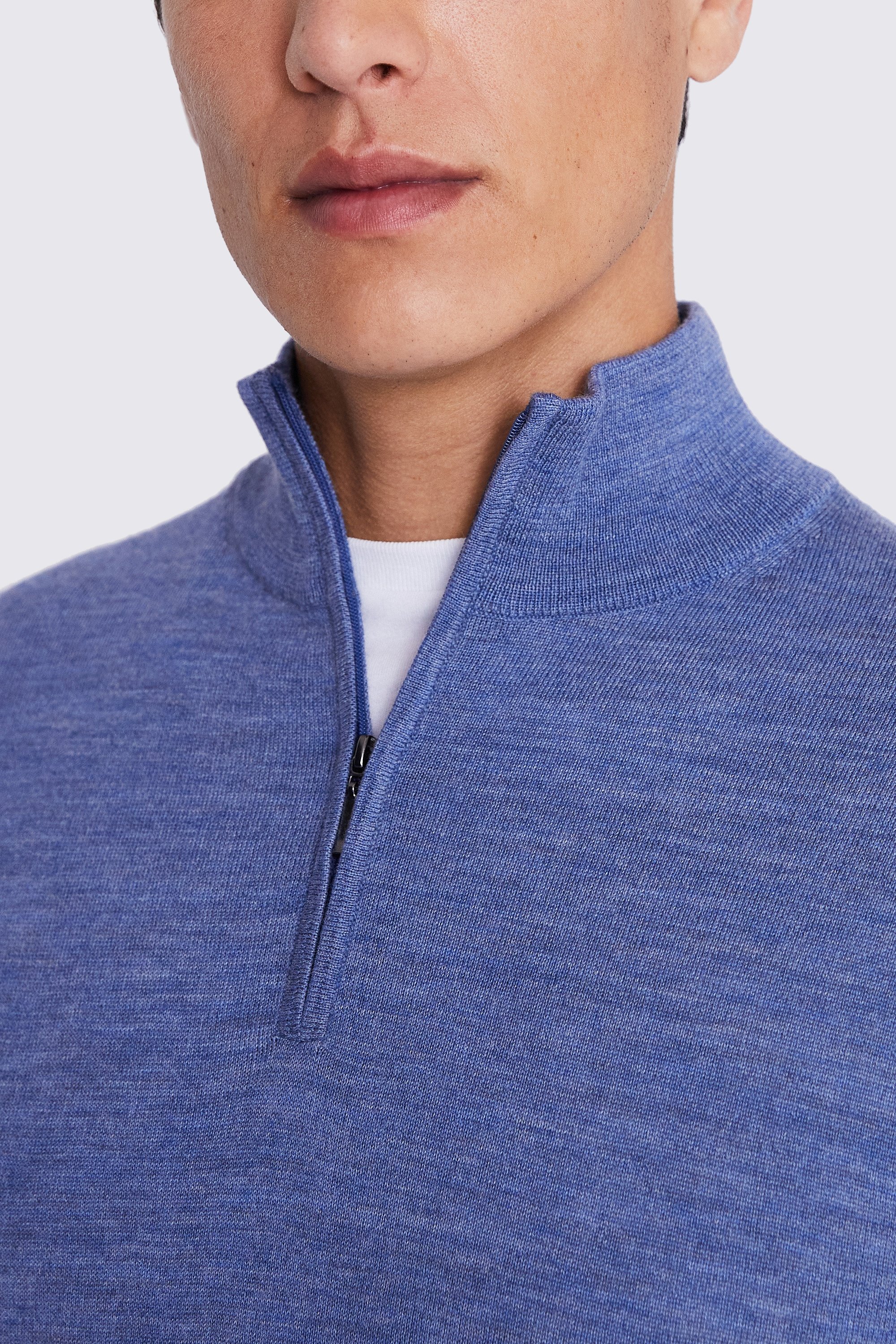 Light Grey Cashmere Crew Neck Jumper   Buy Online at Moss
