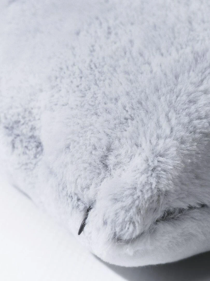 Coussin fausse fourrure 'MOUNTAIN' 'TODAY'   Blanc