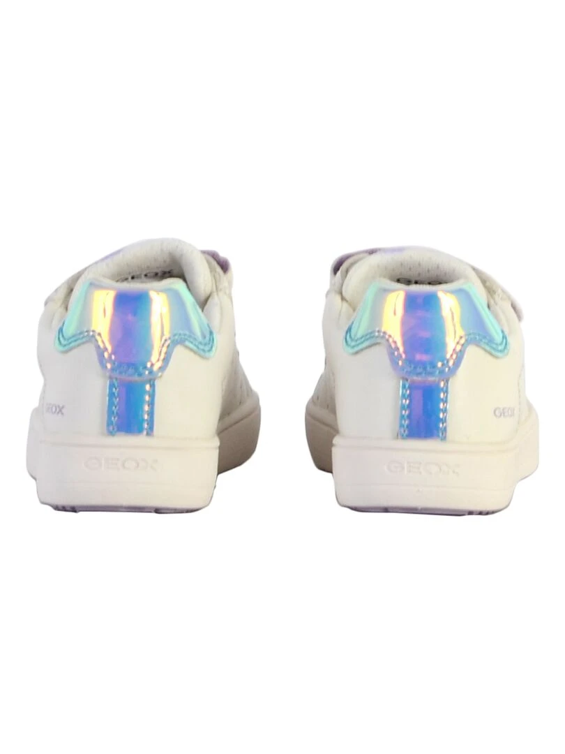 Basket à Scratch Enfant Geox Silenex   Blanc