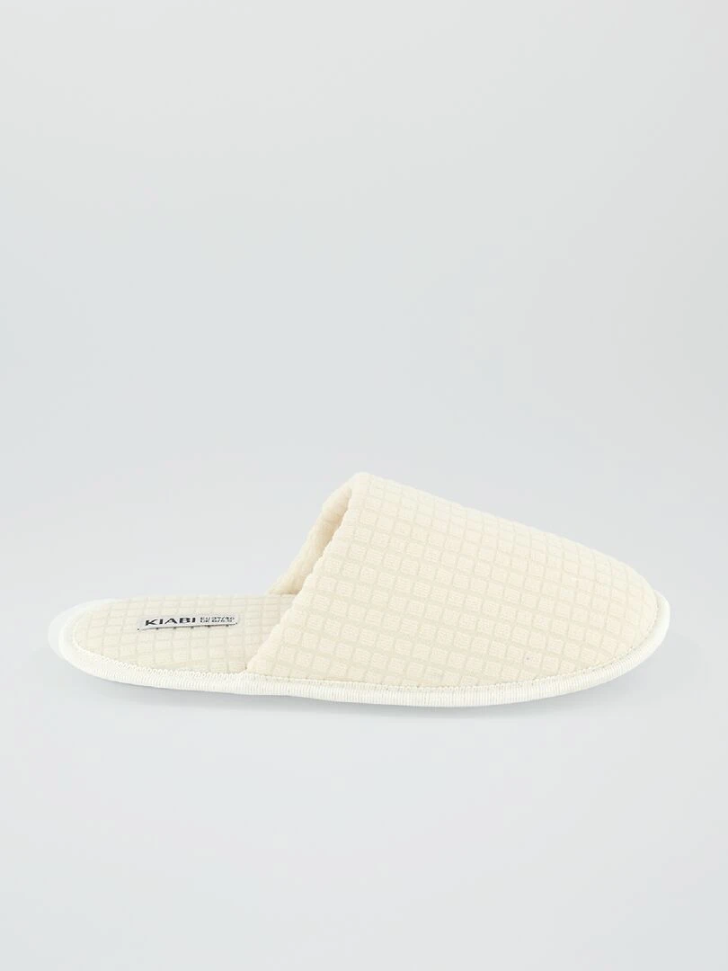 Chaussons mules Beige