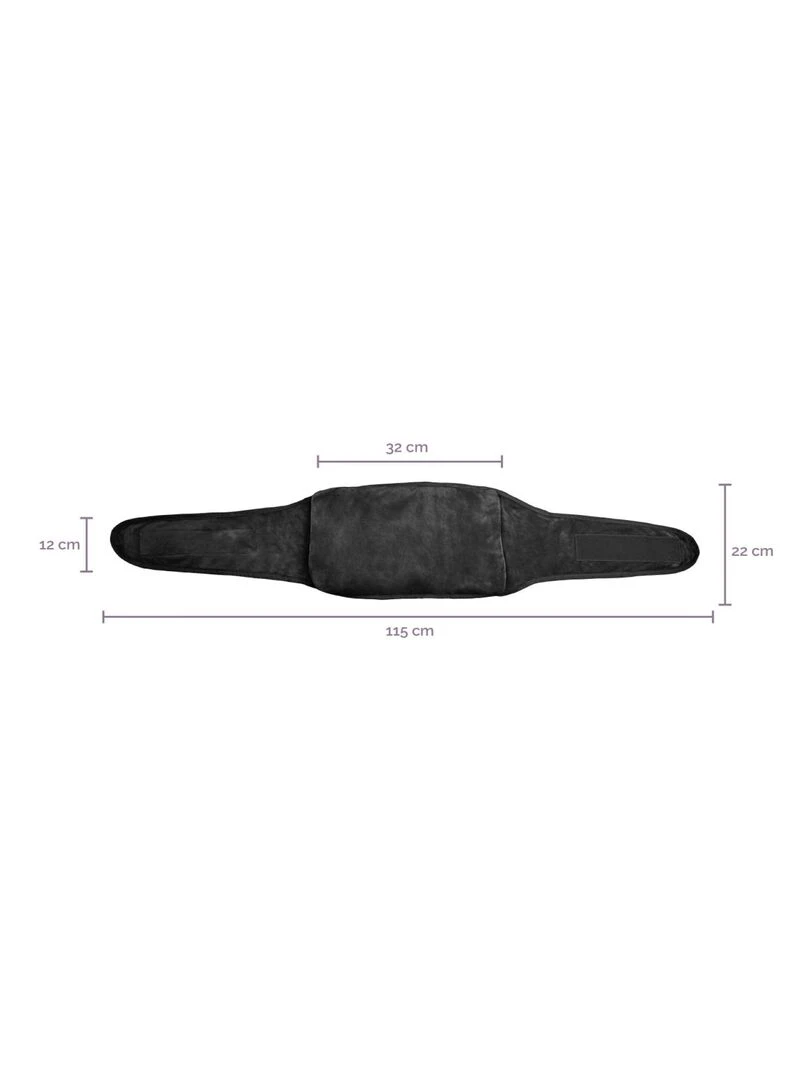 Chauffe mains manchon chauffant avec ceinture réglable Vivezen Noir