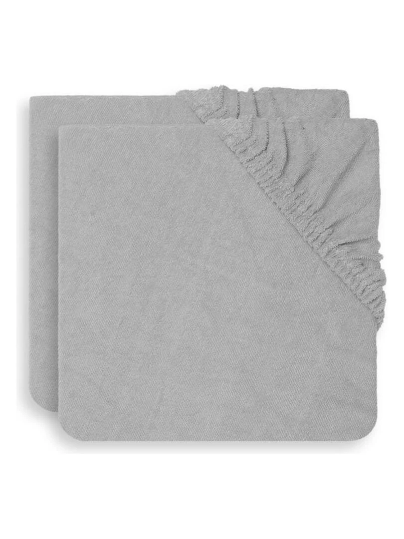 Housse matelas à langer Éponge 50x70cm Gris Doux (2 pcs) par Joll Gris