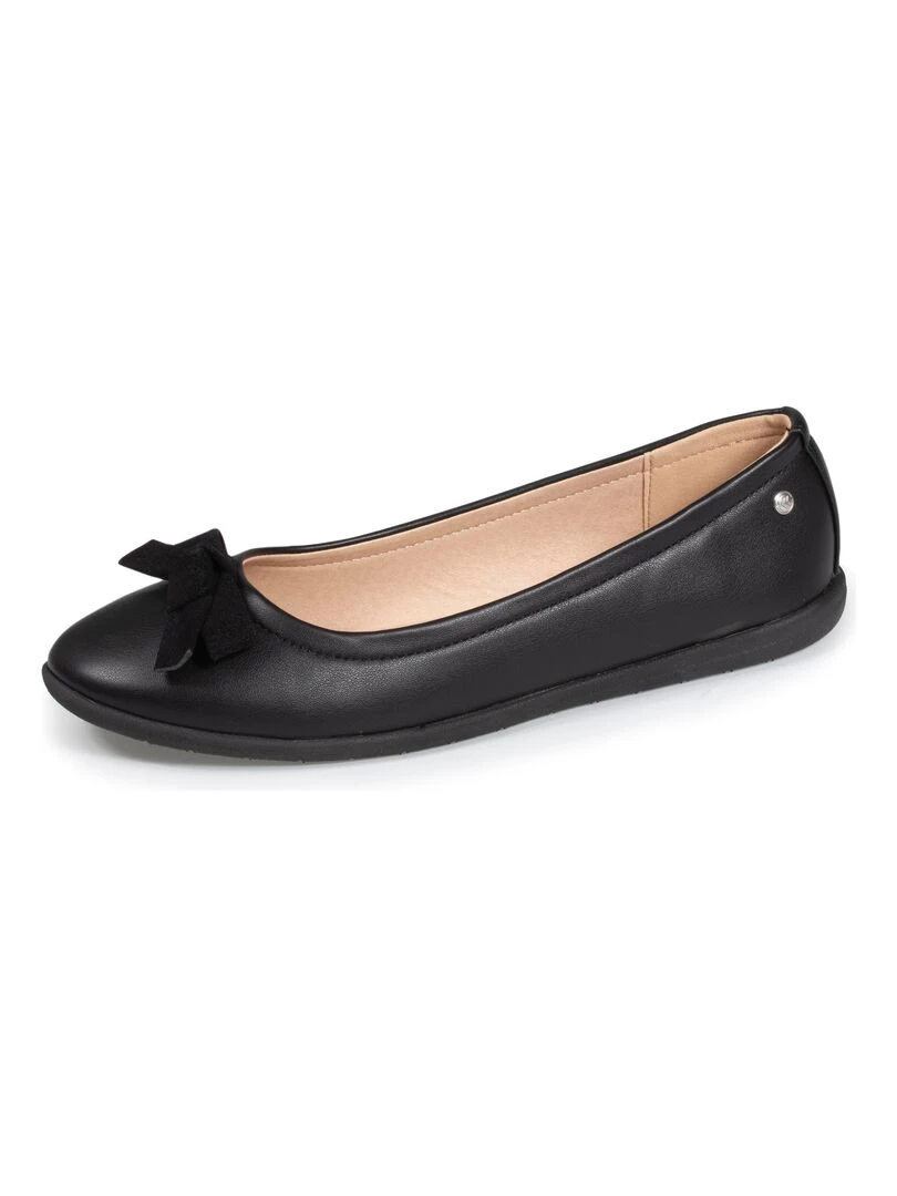 Ballerines Femme nœud Noir Noir