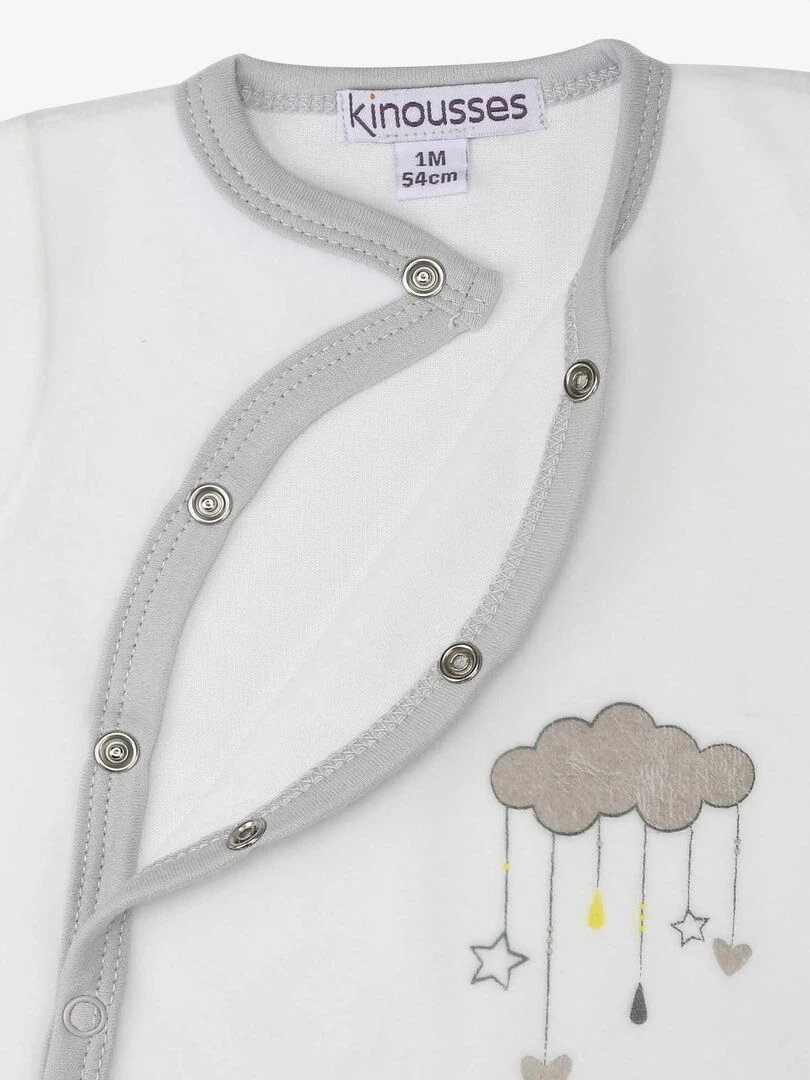 Pyjama naissance modèle Doux Rêves   Blanc