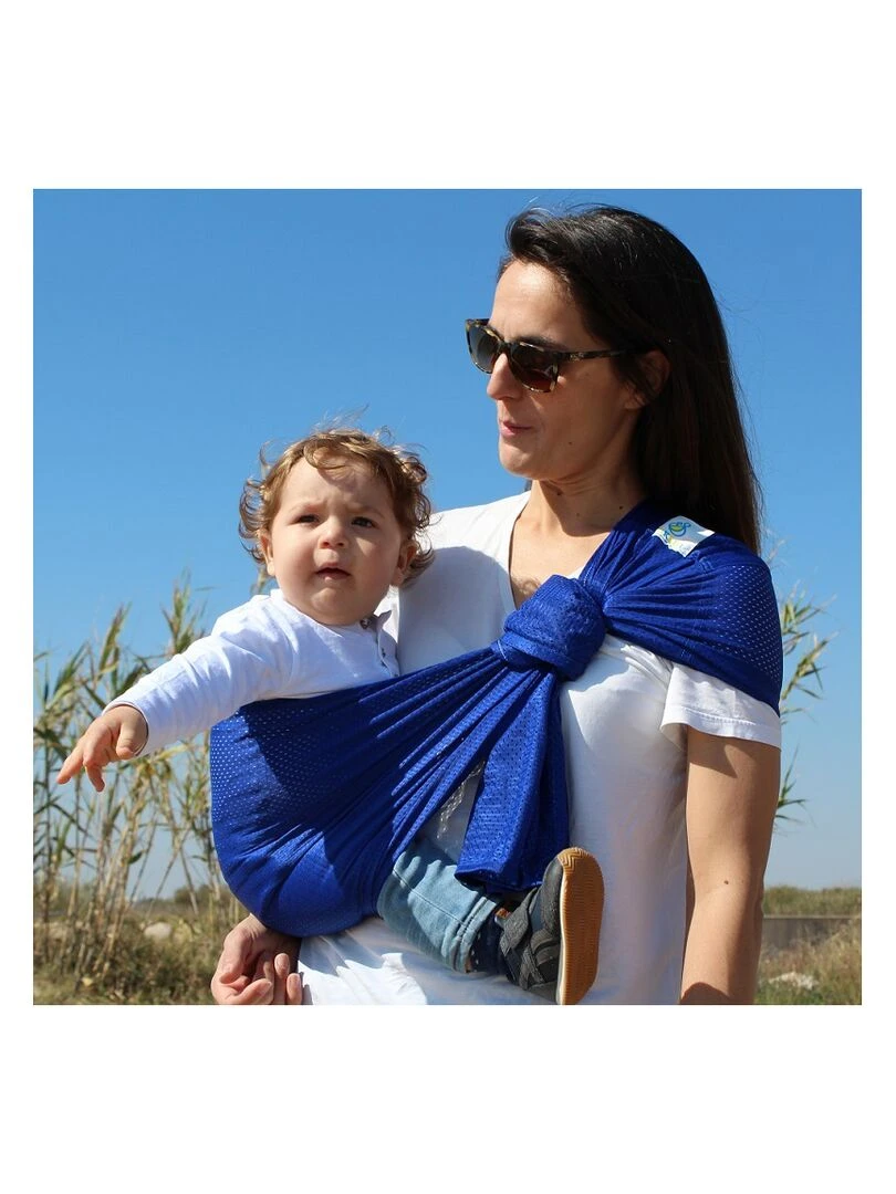 Porte bébé Sling Sukkiri Bleu électrique Bleu