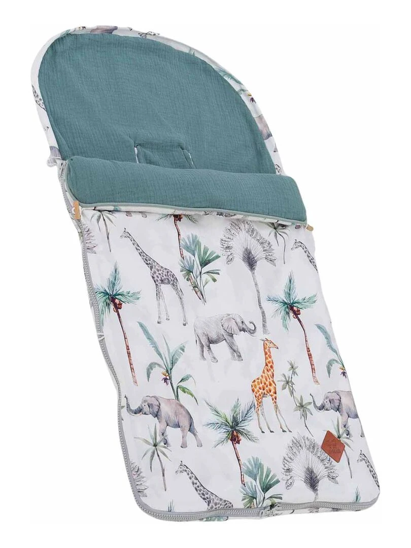 Chancelière universelle en 100% coton Safari Multicolore