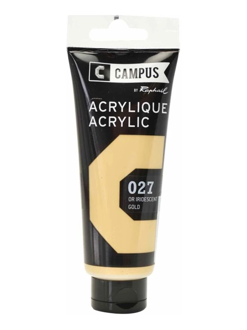 Peinture acrylique 100 ml   Doré iridescent n°027   N/A