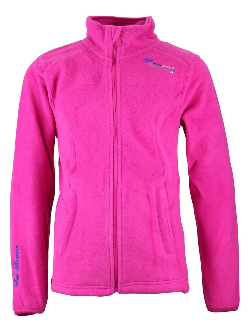 Blouson polaire fille GADARA PEAK MOUNTAIN Rose fushia