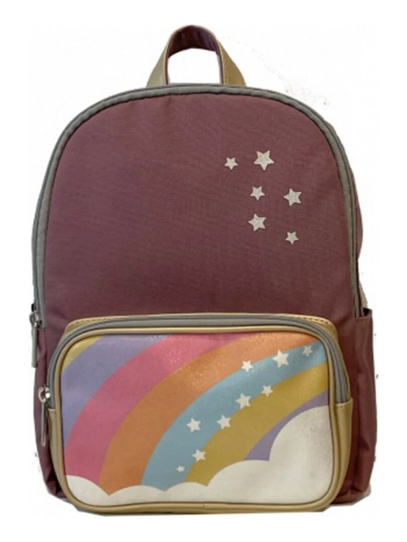 Sac à dos bébé Arc en ciel étoilé Rose