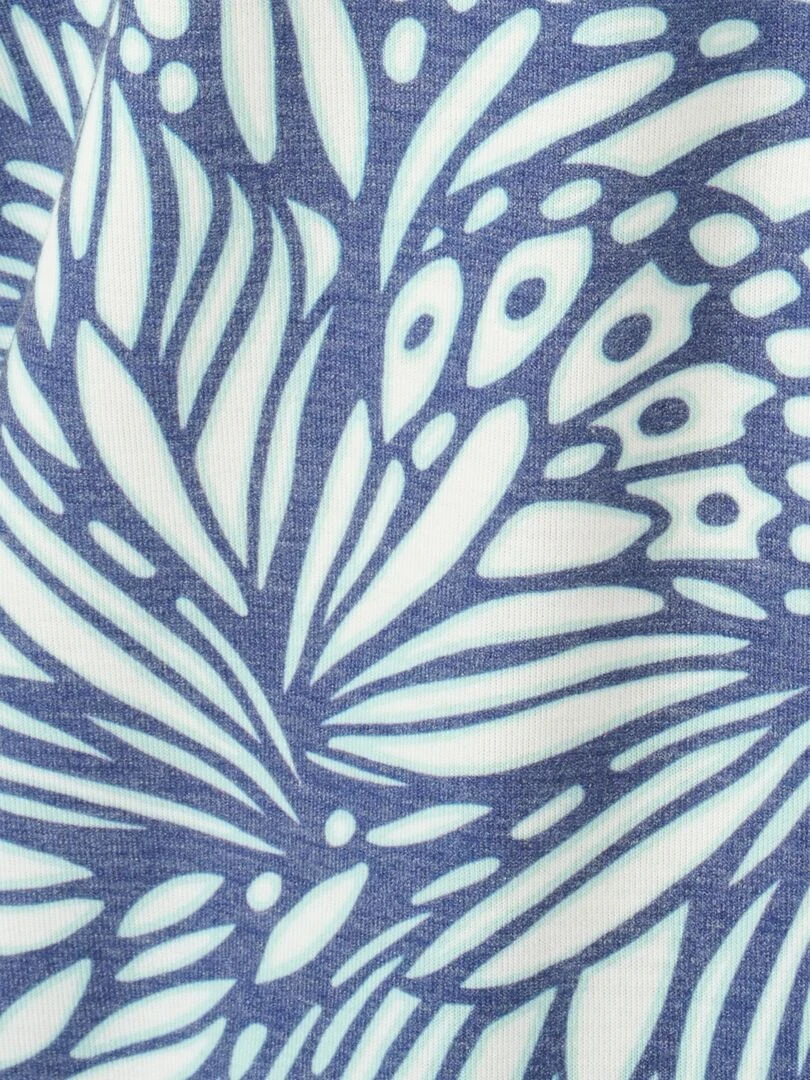 Tee shirt manches courtes kimono Climatyl   Damart   Bleu marine