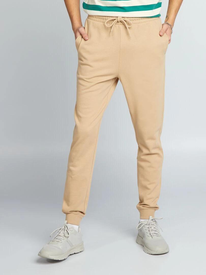 Jogging basique uni Beige