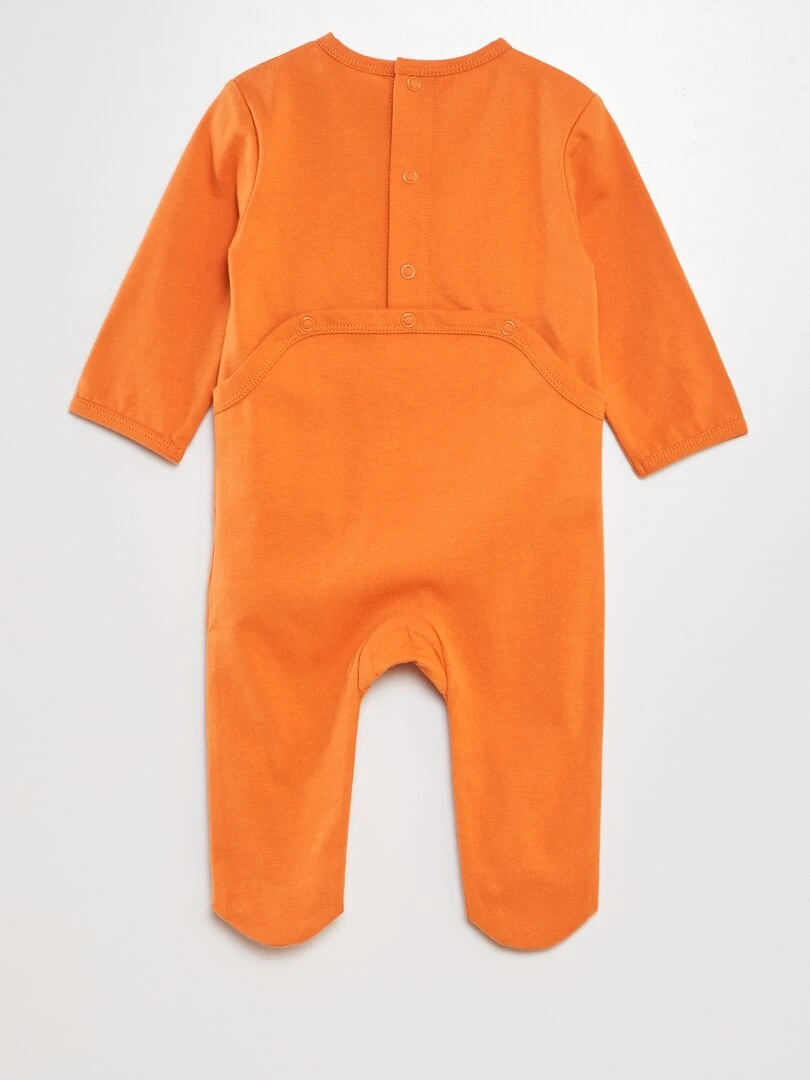 Pyjama dors bien en coton   ORANGE
