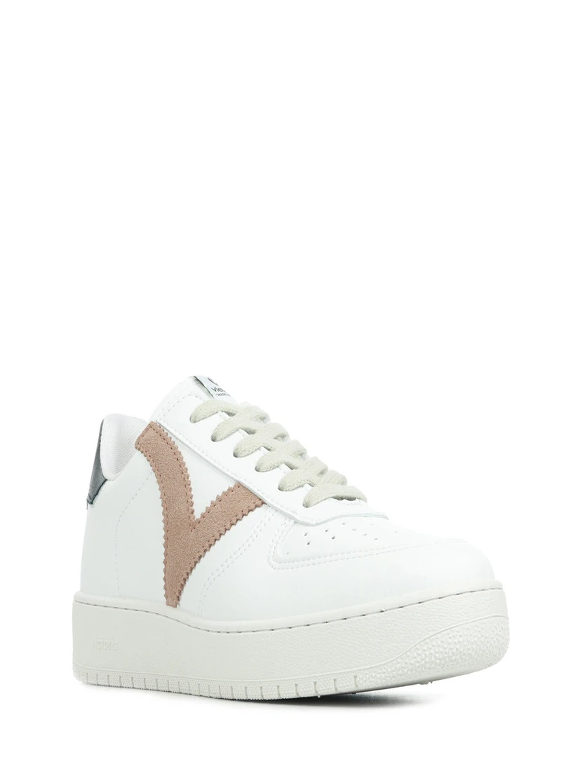Baskets Madrid Blanc Marron