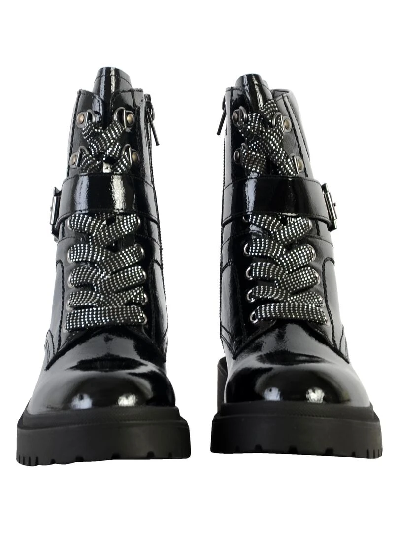 Boots Cuir The Divine Factory   Noir