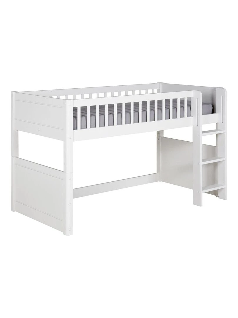 Lit mi hauteur Victoria AKITEN RETAIL Blanc Blanc