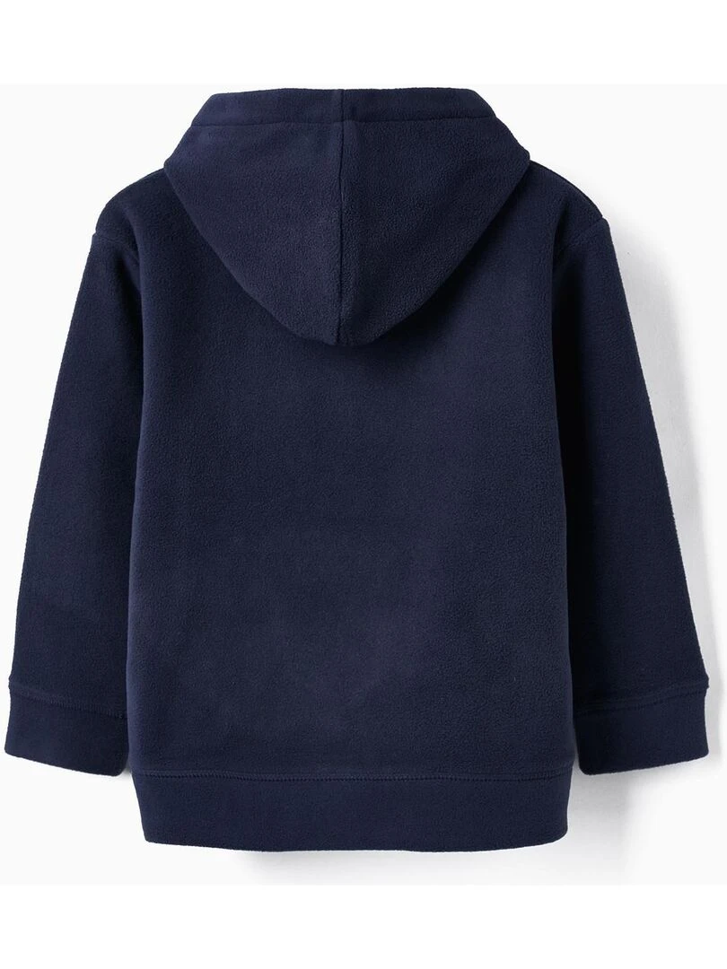 Sweat à capuche en polaire pour garçon 'ZY' ROYALS OFF DUTY Bleu foncé