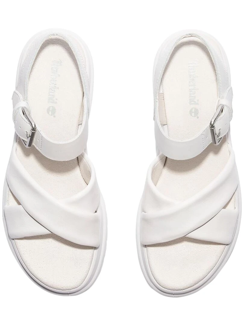 Sandales Cuir Timberland London Vibe   Blanc
