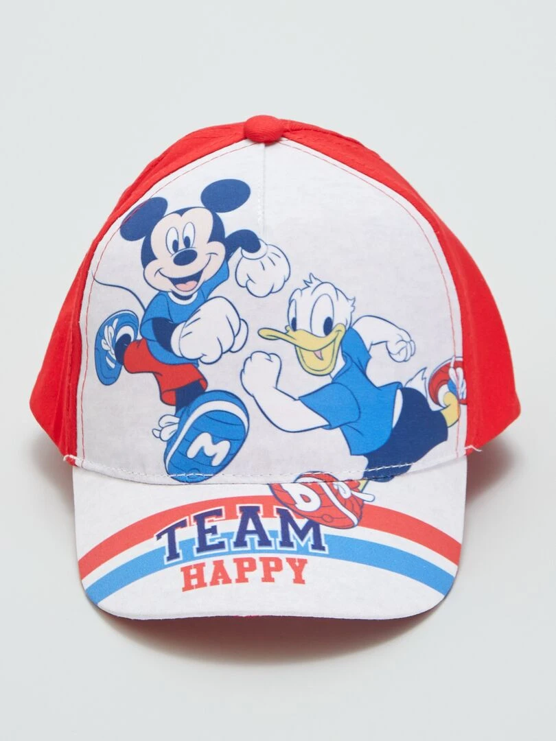 Casquette en toile 'Disney' Rouge