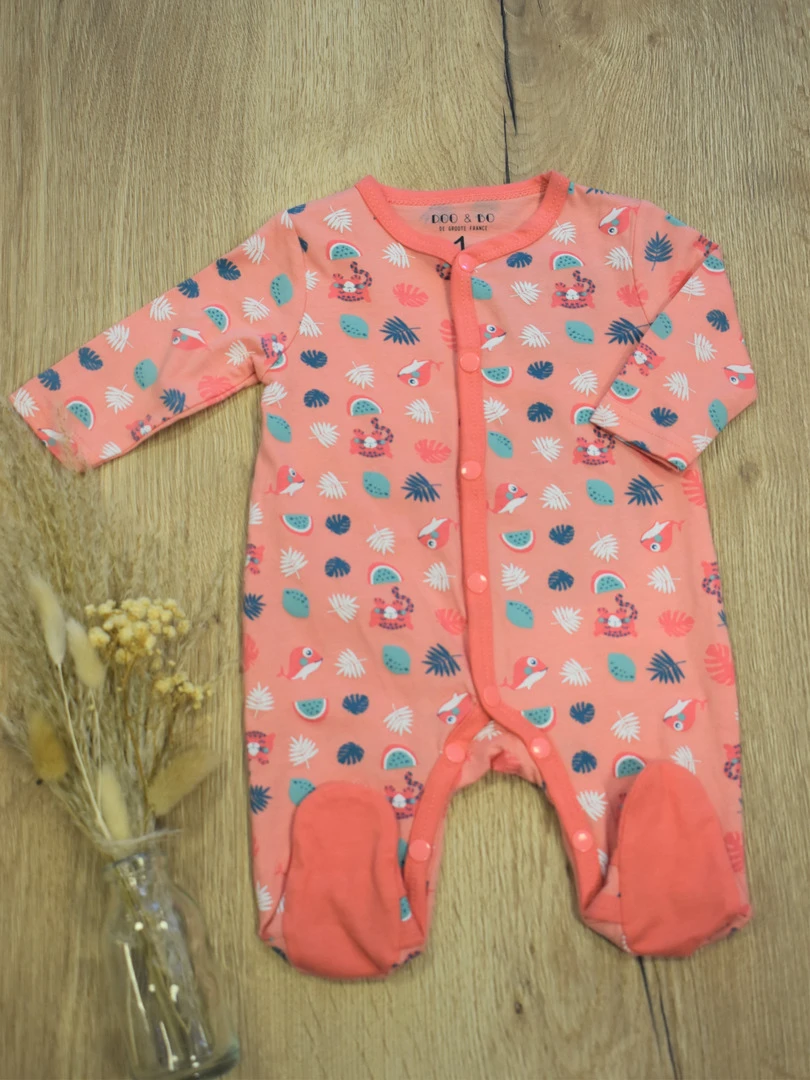 Pyjama Jersey 'cute Tropical''doo&bo' Rose