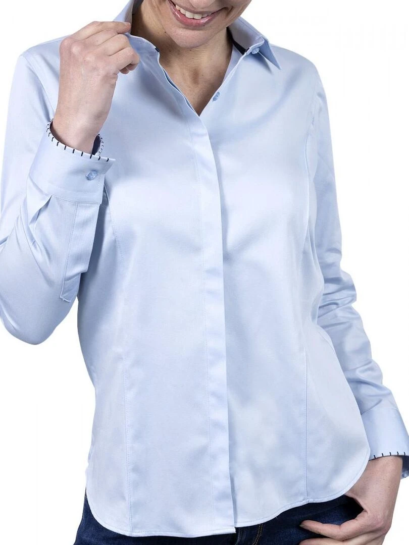 Chemise femme mode MARINA   Bleu