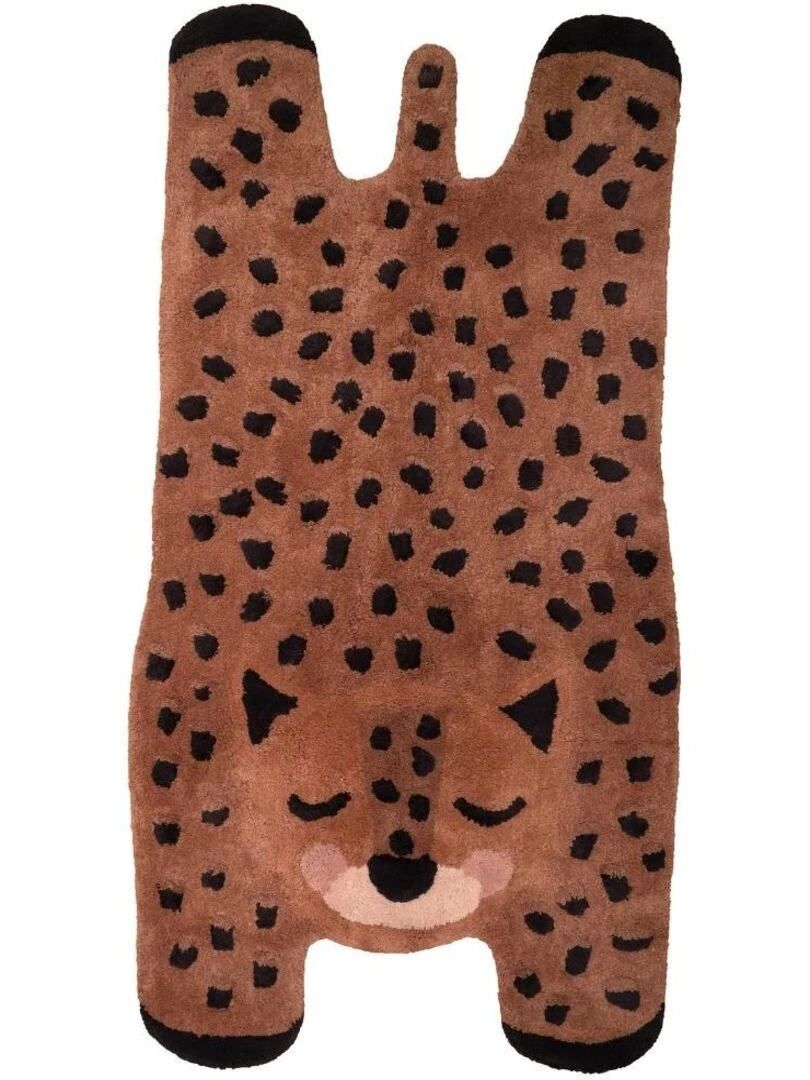 Tapis Little Cheetah (65 X 125 Cm) Marron