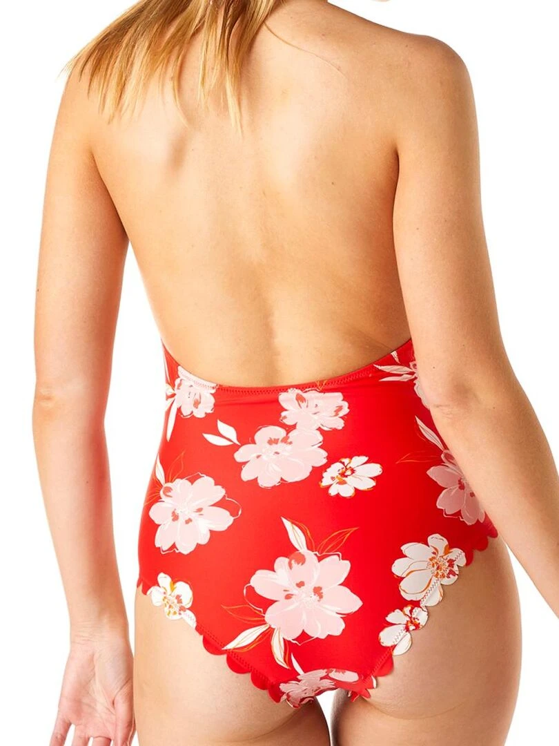 Maillot une pièce RIO   Brigitte Bardot Bain   Rouge