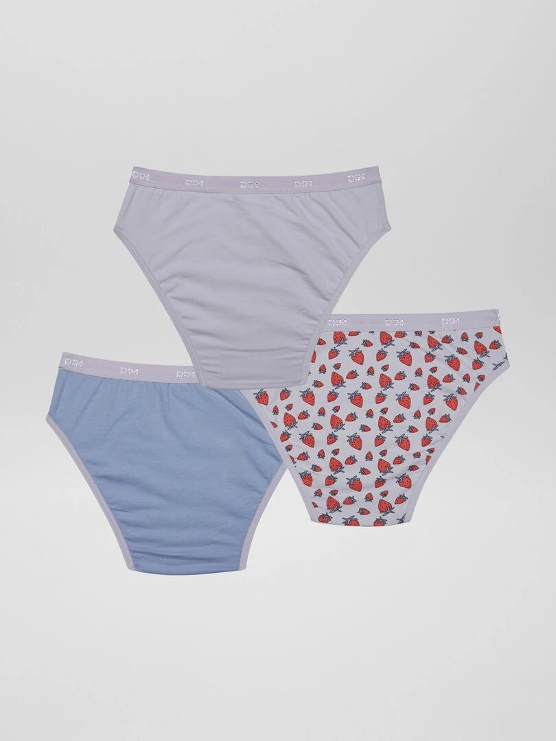 Lot de 3 culottes 'DIM' Violet