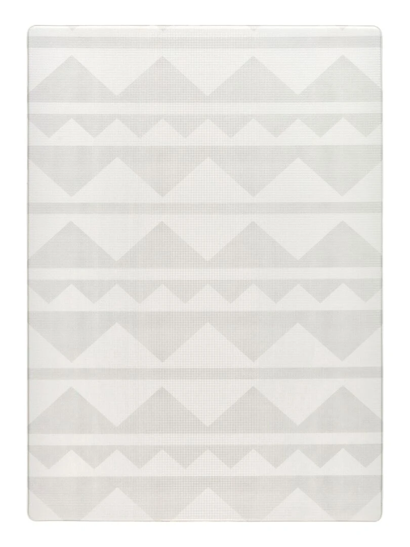 Tapis de jeu enfant REVERSIBLE design TRIBECA FOG Gris
