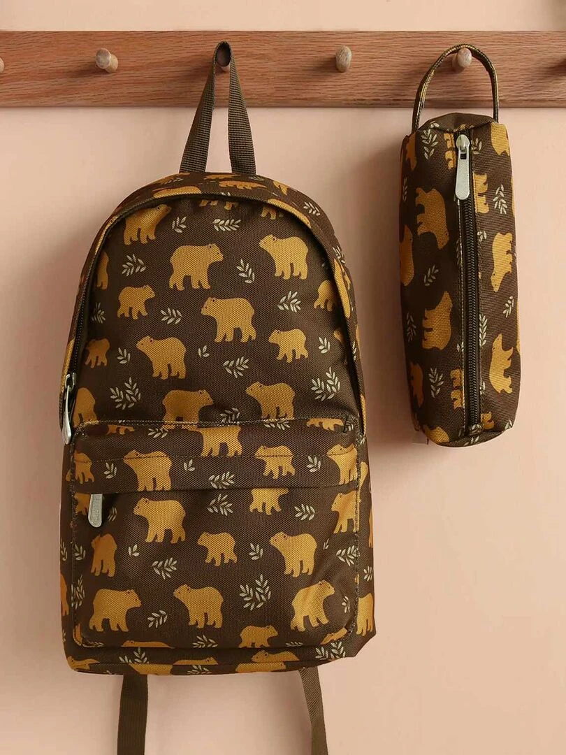 Sac à dos bébé Ours   Marron