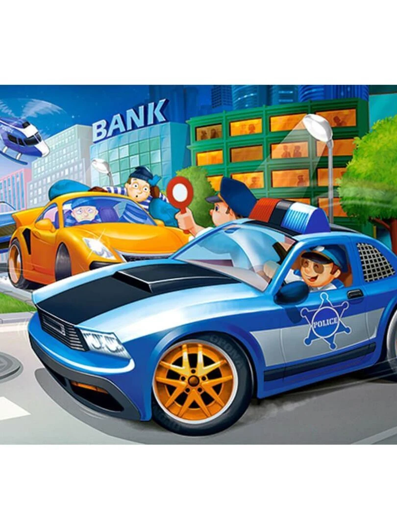 Puzzle 40 pièces maxi : Poursuite policière XL N/A