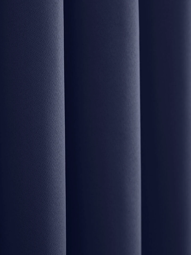 Rideau occultant thermique marine 140 x 260 cm   Bleu