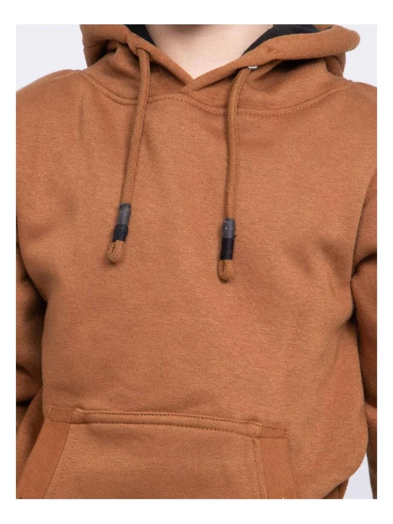 Sweat capuche WIDEM J   Marron