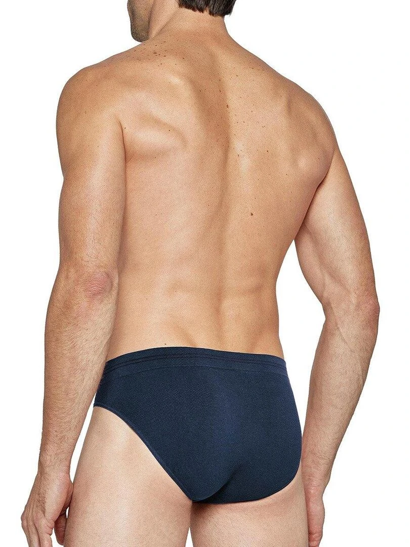 Slip en coton sans couture Essentials   Bleu