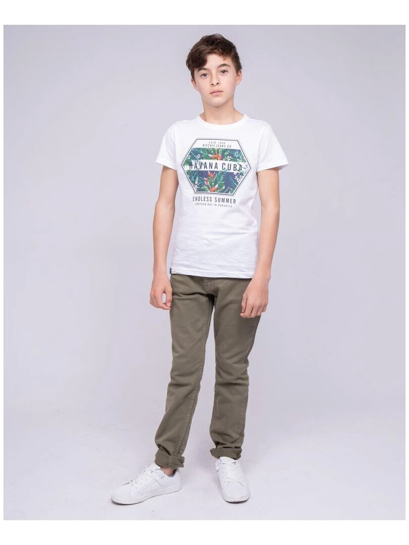 Pantalon chino CANDELO J   Kaki