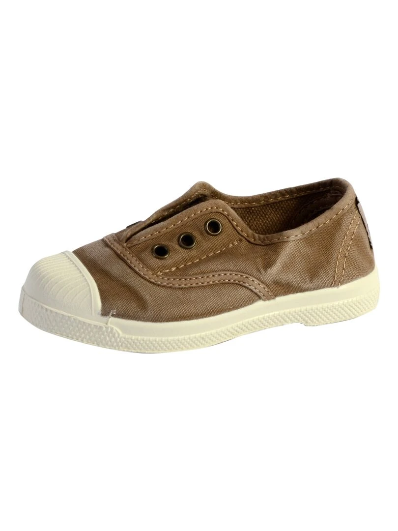 Tennis Natural World Enfant Ingles Elastico Enzimatico 470E Beige