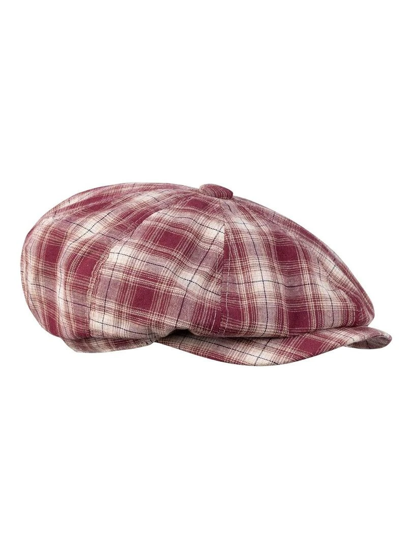 Casquette plate Coton Cork Bordeaux