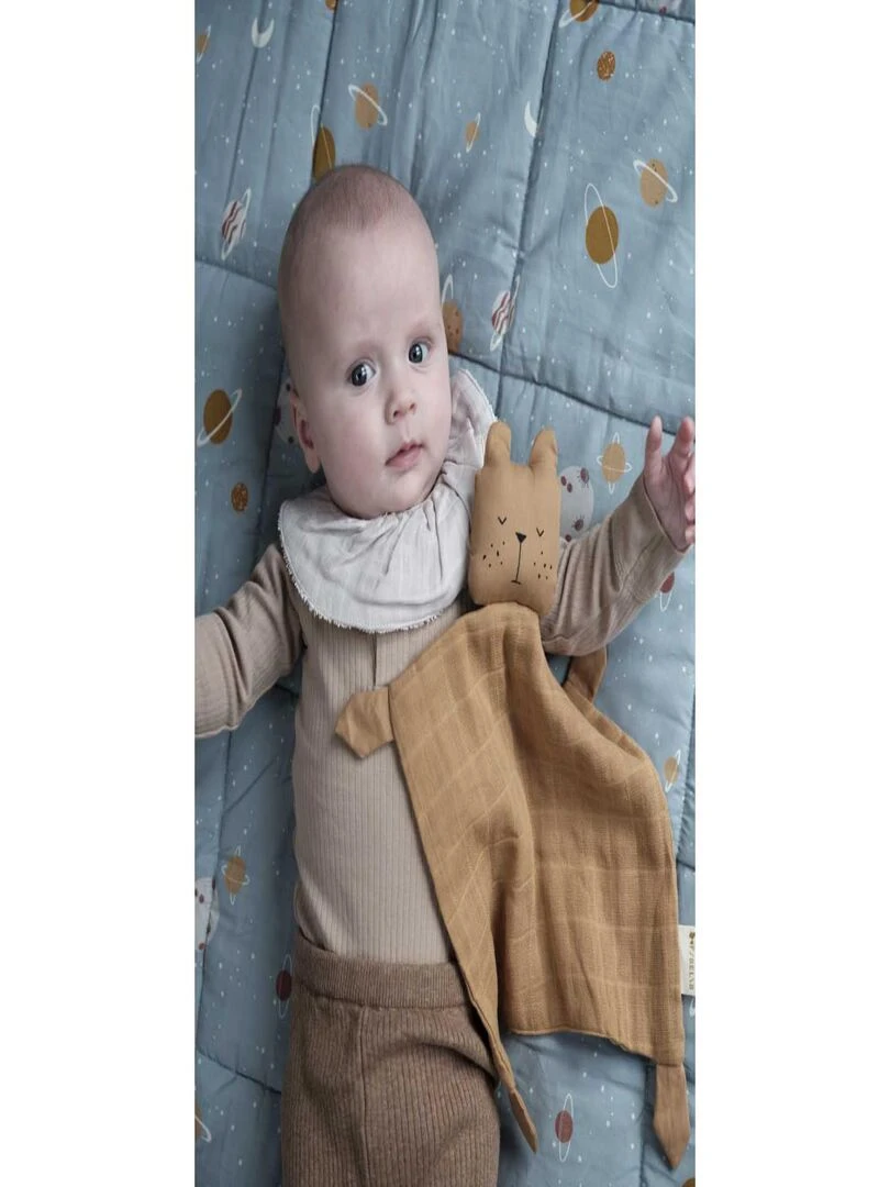 Ruffle Bib Star Dust 3 pack Lilac One Size Jaune