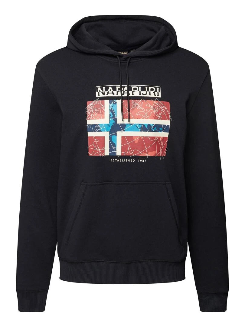 Sweat à Capuche Napapijri B Guiro H Noir
