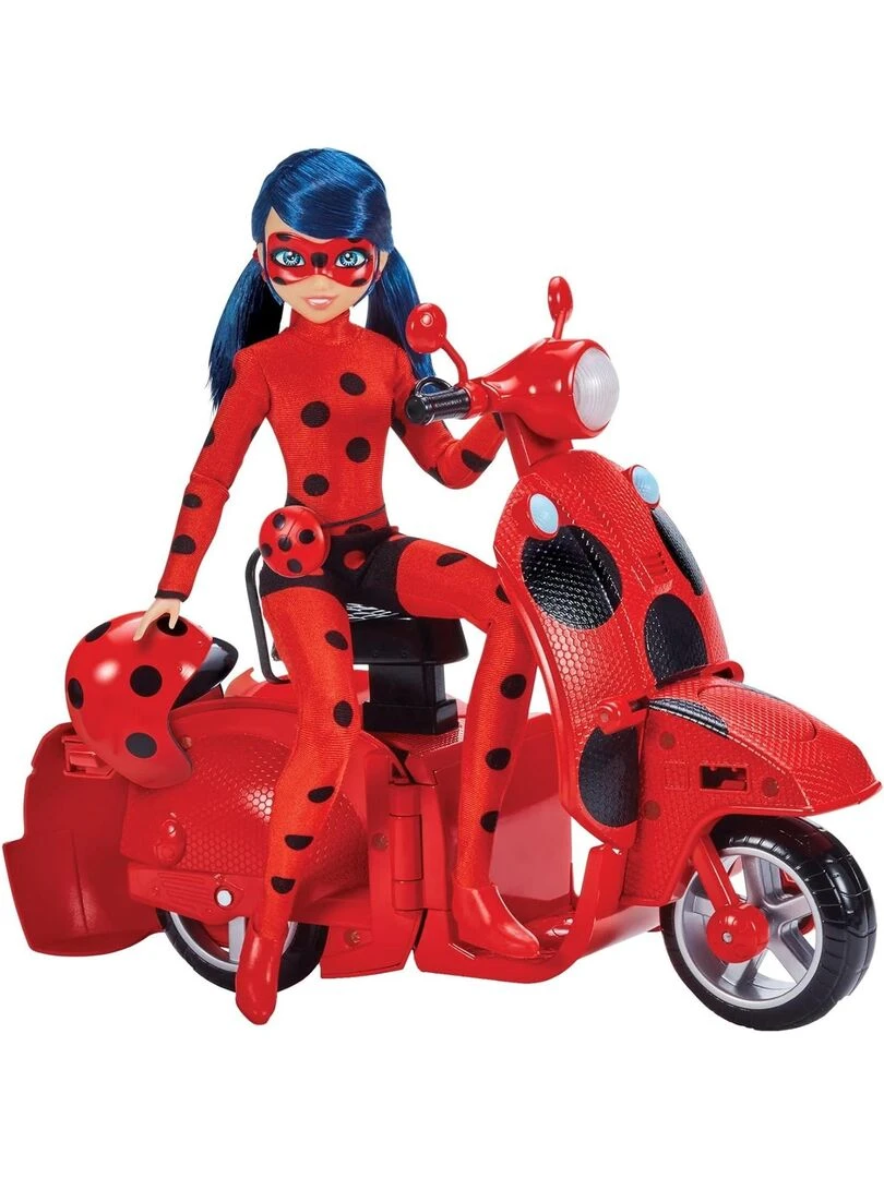 Scooter Miraculous Switch'n go + poupée articulée Ladybug   N/A