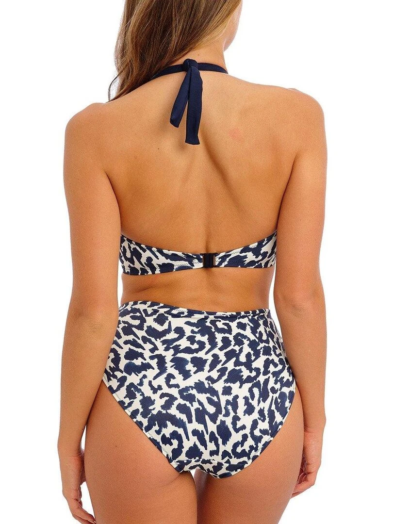 Haut de maillot de bain tour de cou à armatures Hope Bay   Bleu