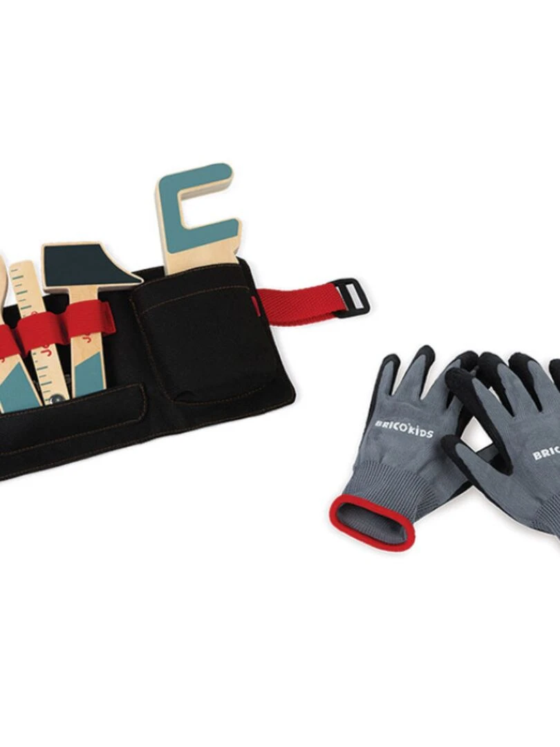 Ceinture à outils et gants Brico'Kids   N/A