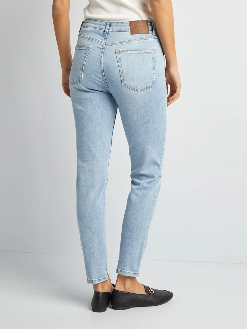 Pantalon slim en denim   L30   Triple stone
