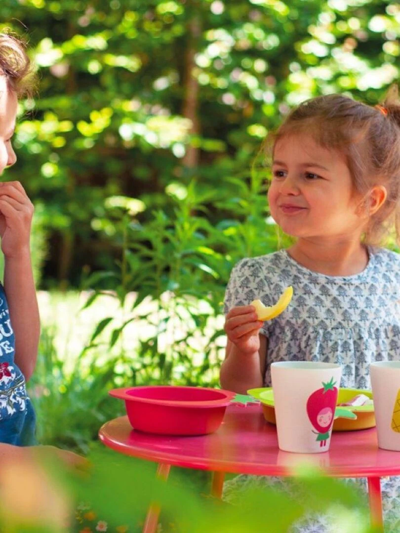 MILL'O BÉBÉ ASSIETTE EN MÉLAMINE Rouge