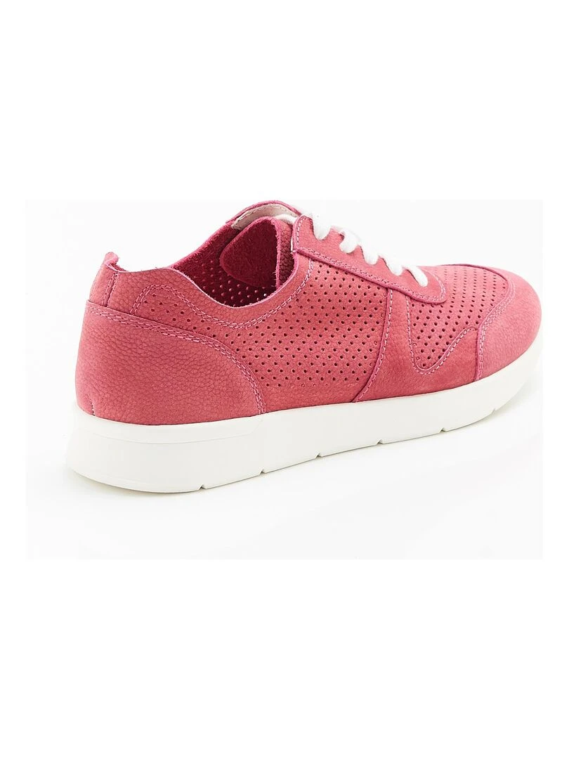 Tennis aspect nubuck légères Amortyl   Damart   Rose foncé