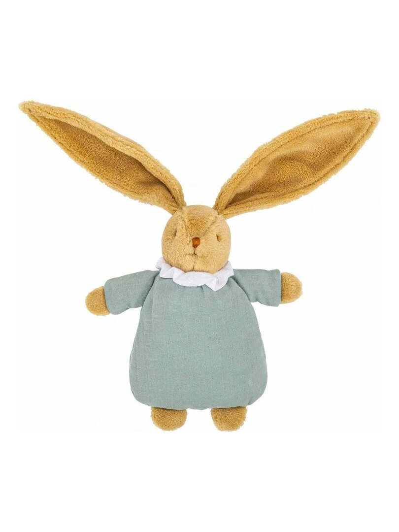 Peluche lapin nid d'ange vert céladon (20 cm) Blanc